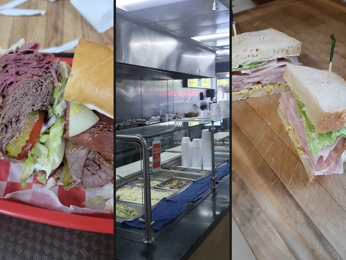 Counter-serve sandwich shop with deli meats and sides.