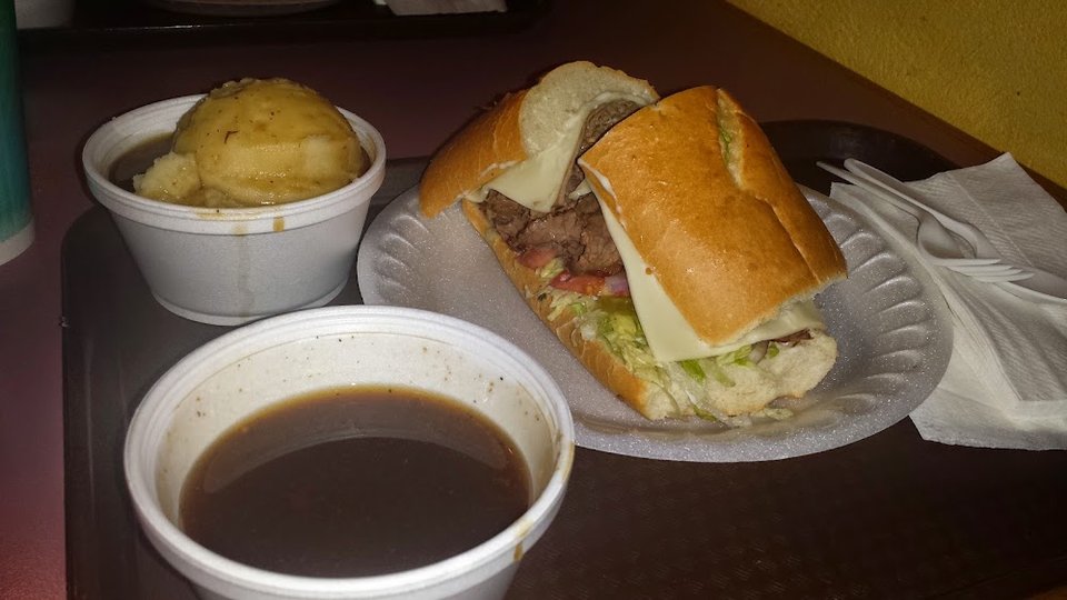 Roast Beef Sandwich with Swiss Cheese